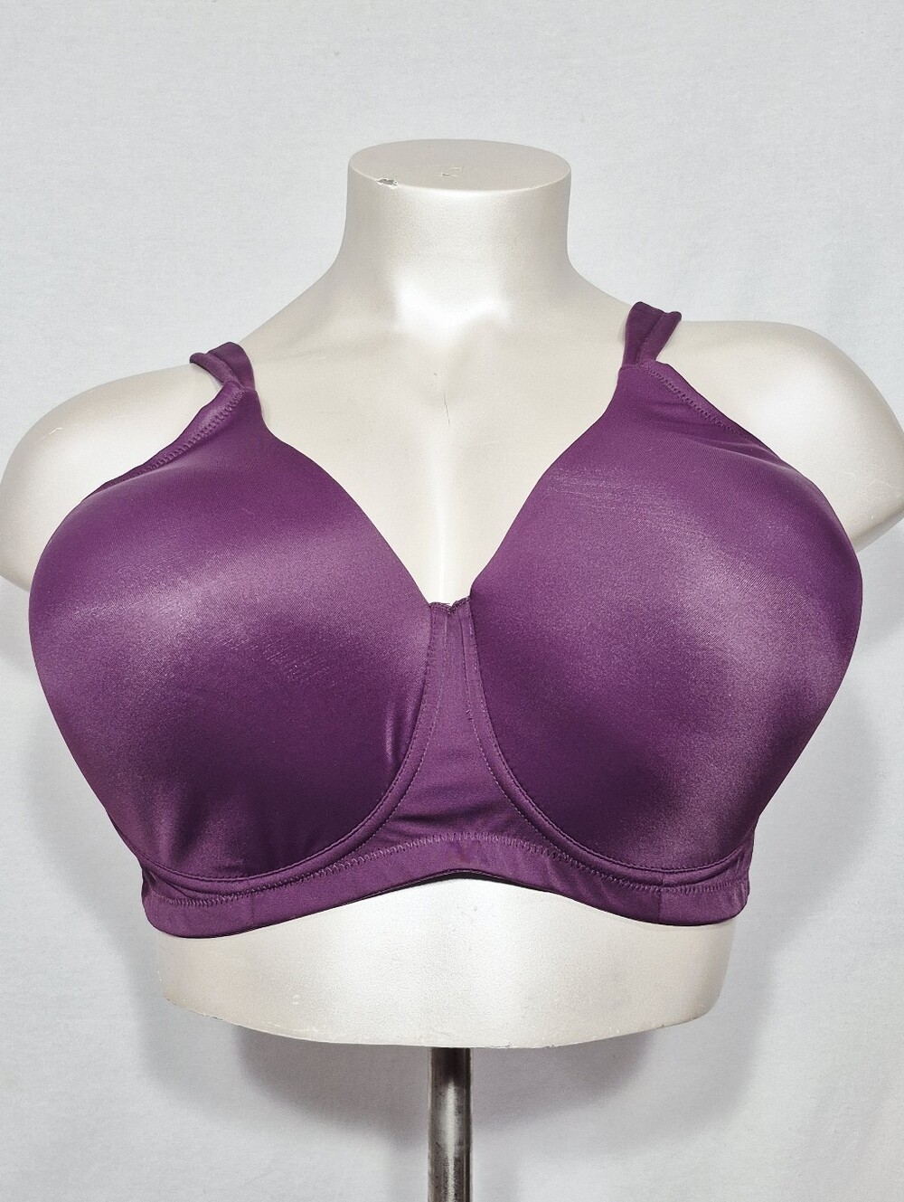 42G Leading Lady 5042 Molded Soft Cup Wire Free Bra‎ Berry Purple